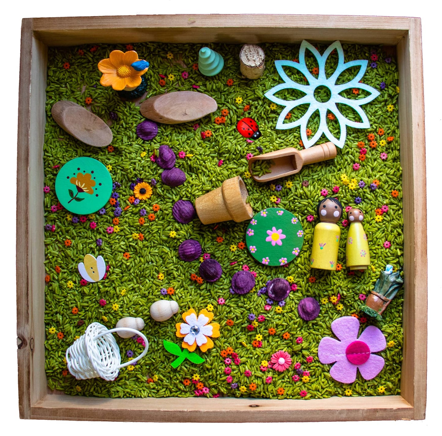 Flower Sensory Bin