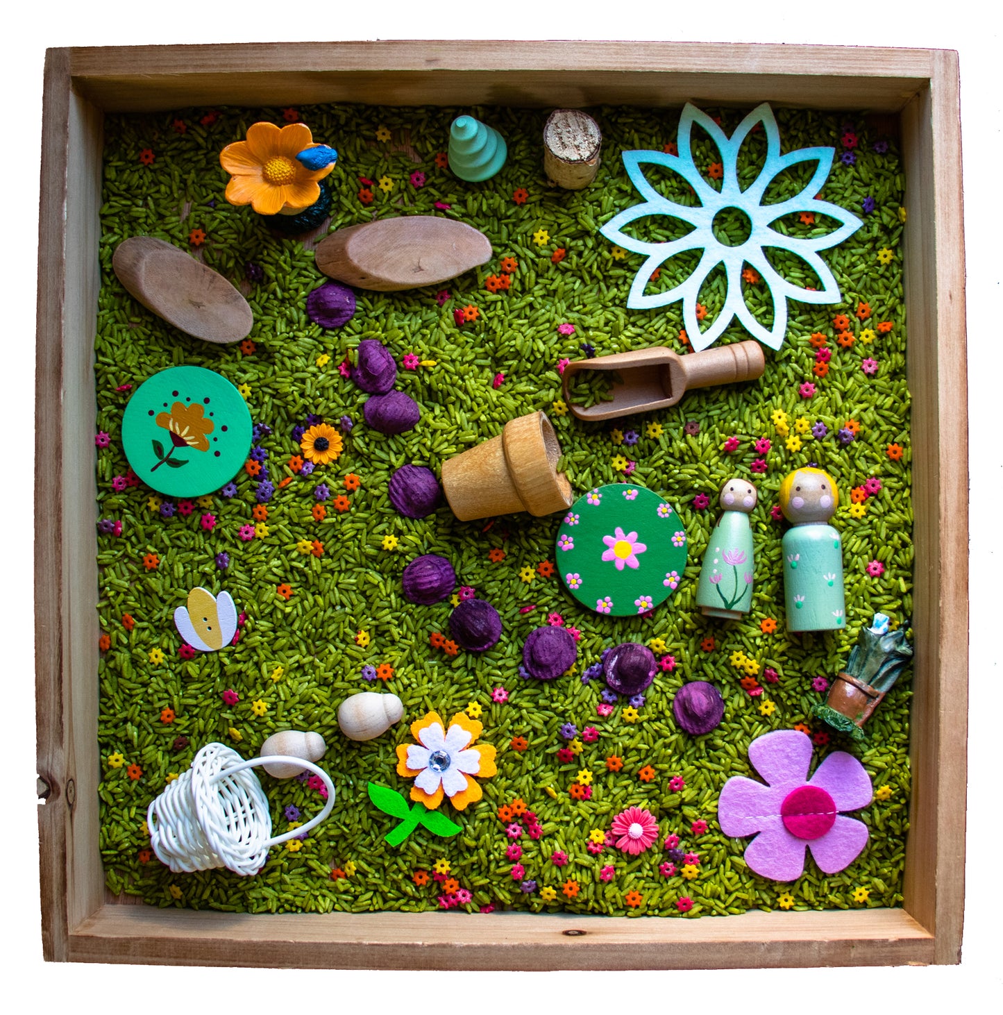 Flower Sensory Bin