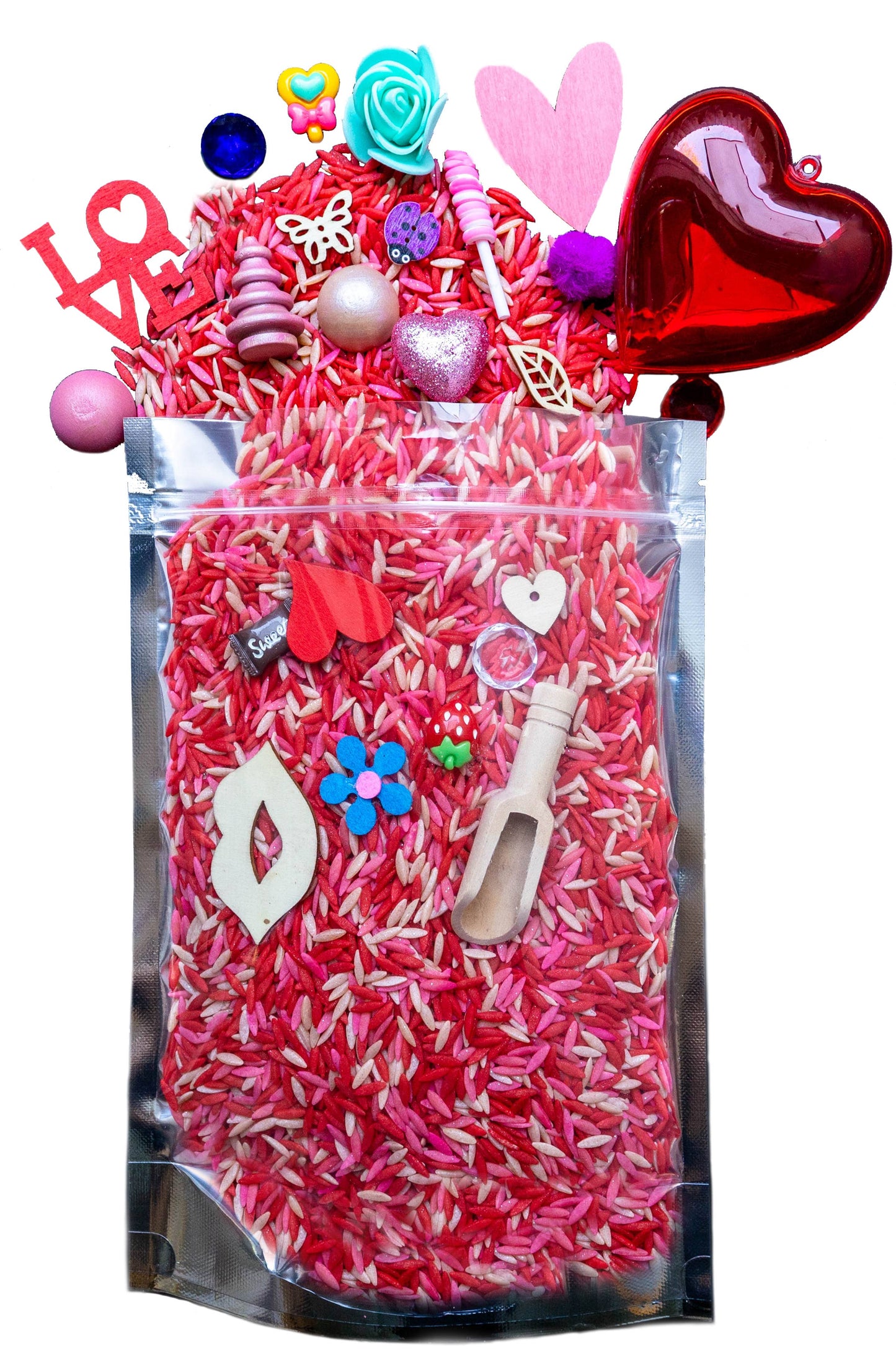 Be Mine Sensory Bin Bag