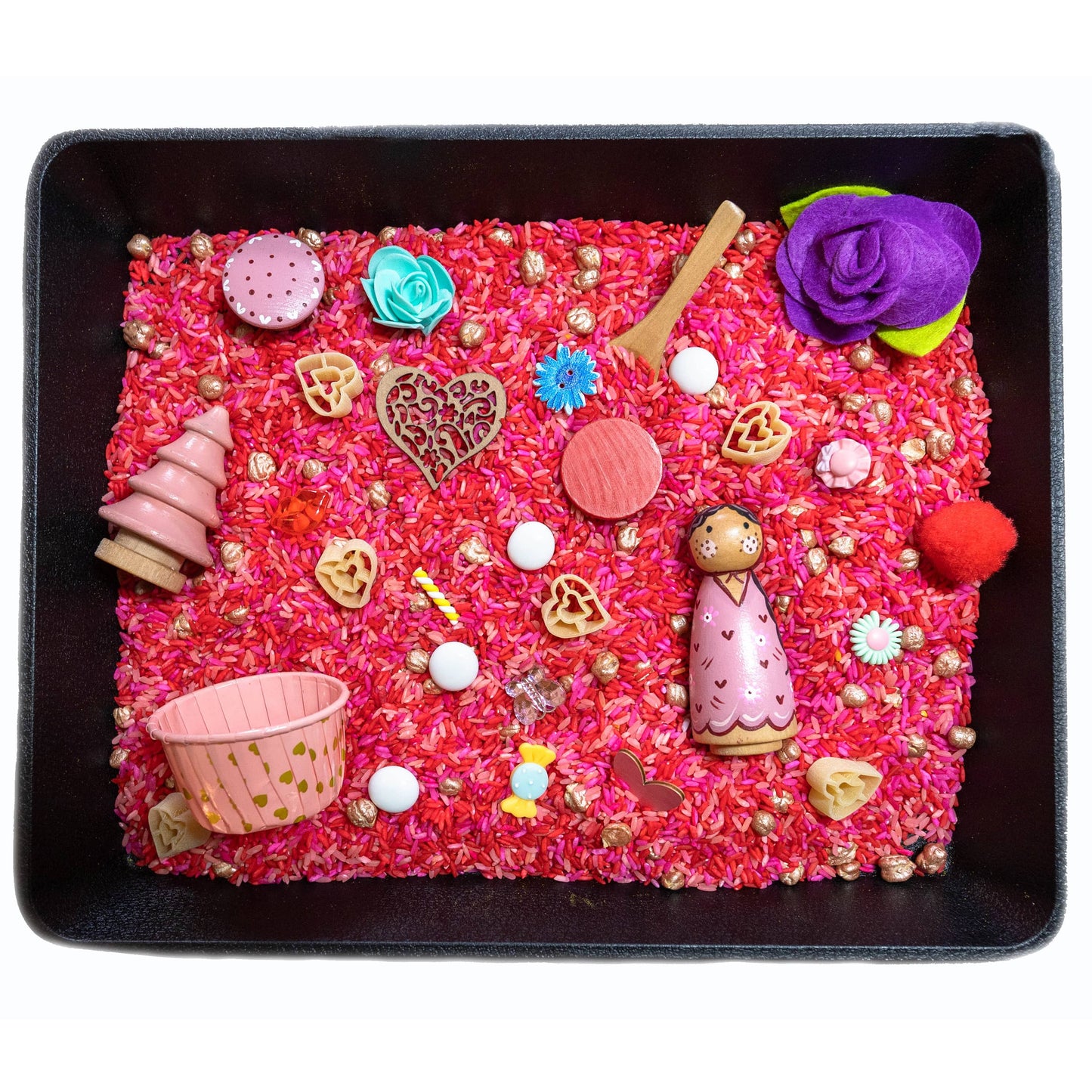 Valentine's Day Sensory Bin