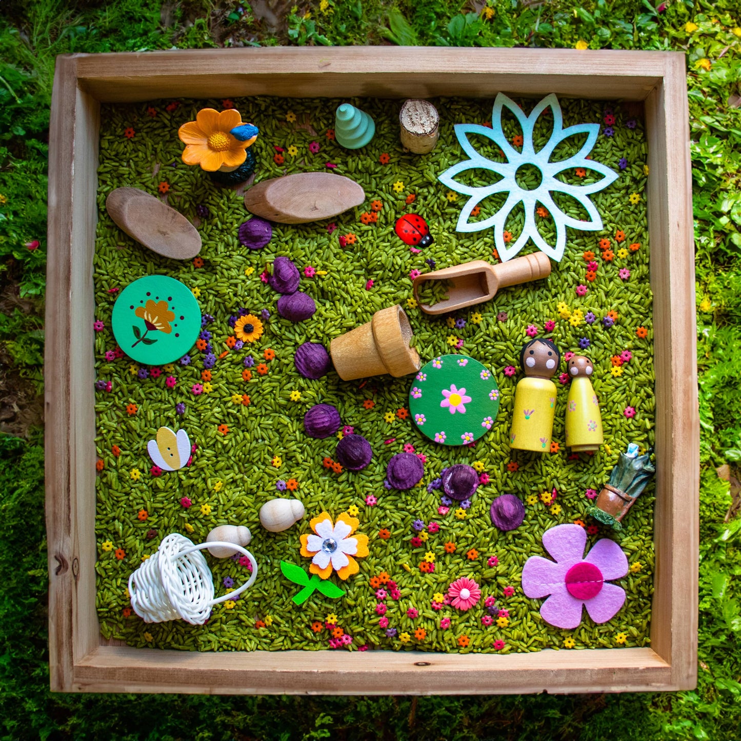 Flower Sensory Bin