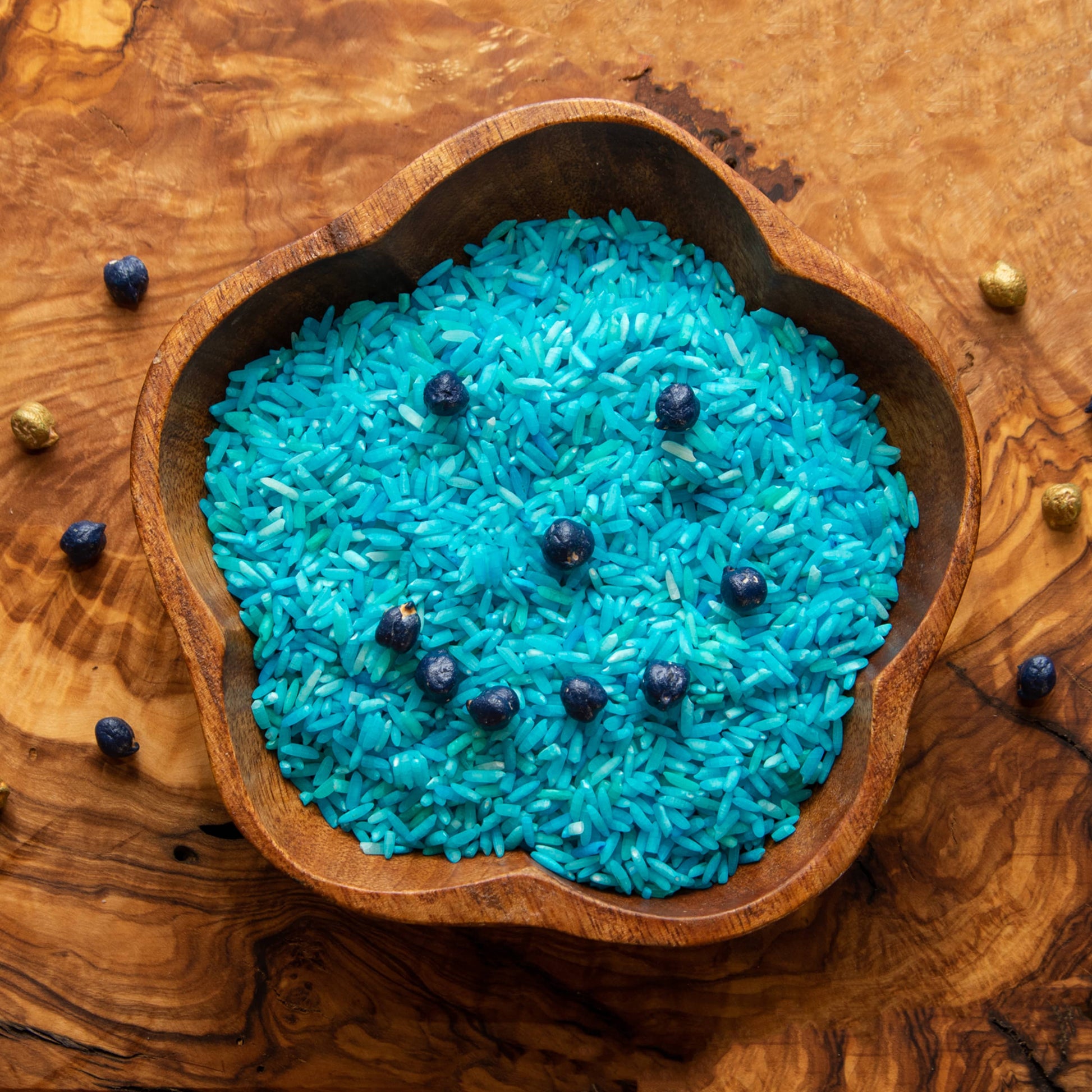 Blue sensory rice, sensory bin refill, ocean sensory bin, sensory rice, arts and crafts for kids