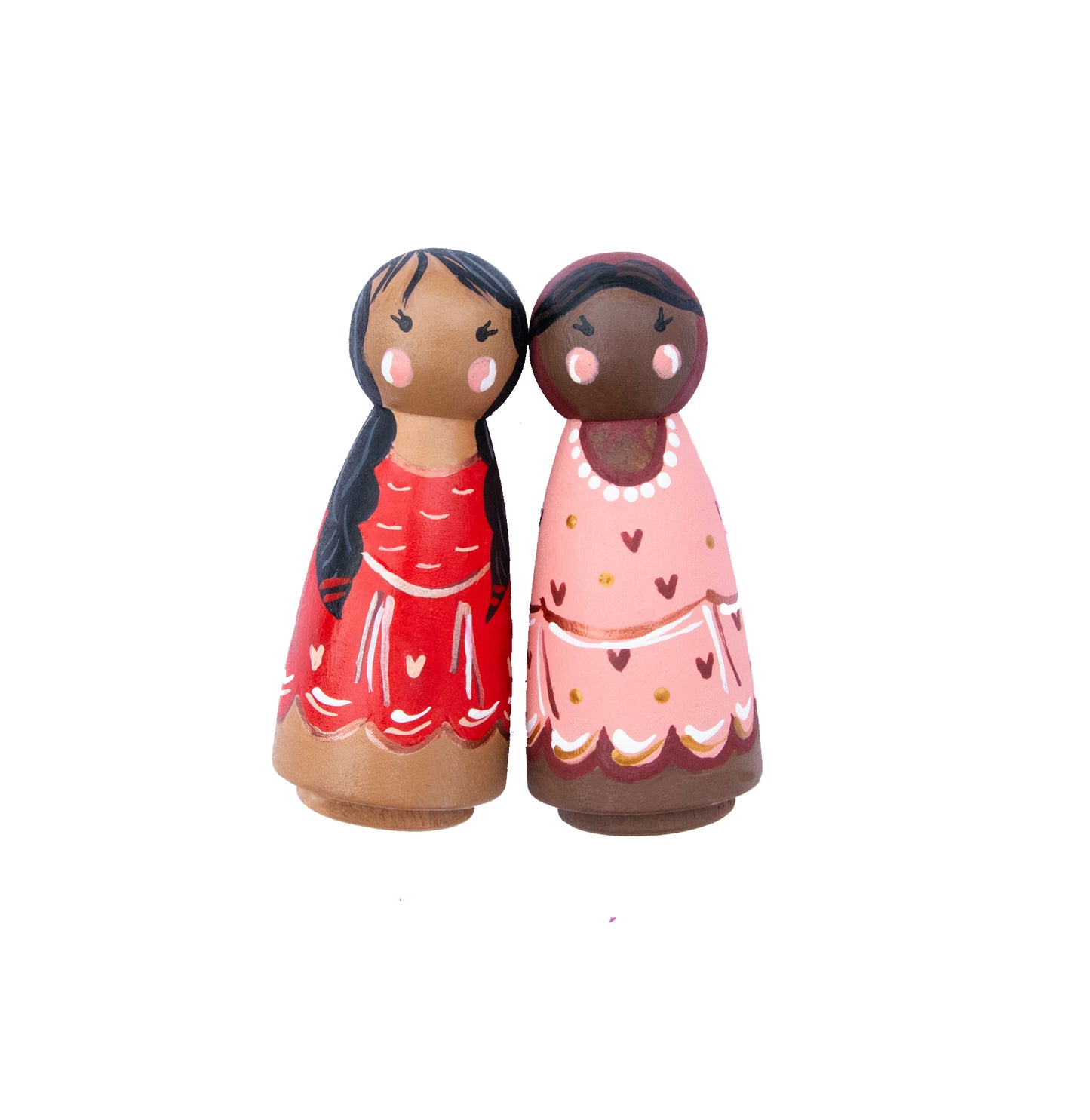 Valentine's Day Peg Doll Set